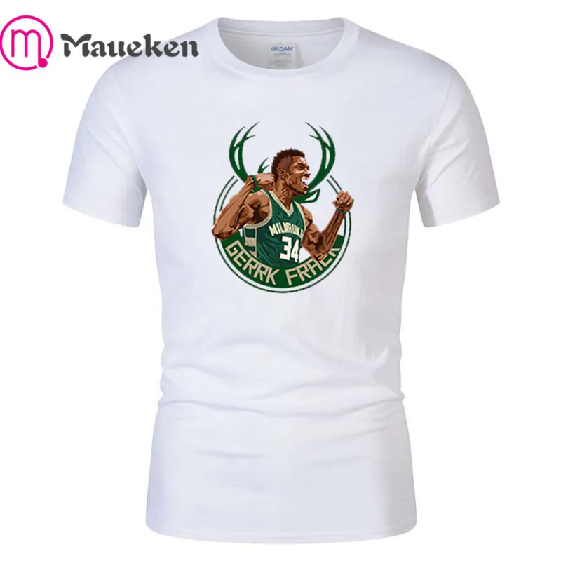 Футболка Giannis Antetokounmpo хлопковая футболка с короткими рукавами подарок 0324 8