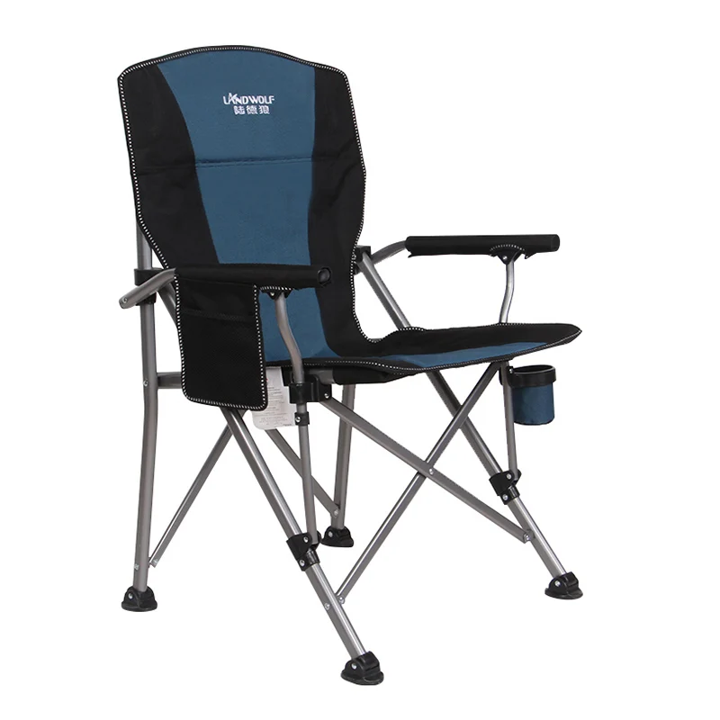 

New European Outdoor Folding Chair Portable Beach Chair Stool Director Fishing Chair Leisure Chair Table