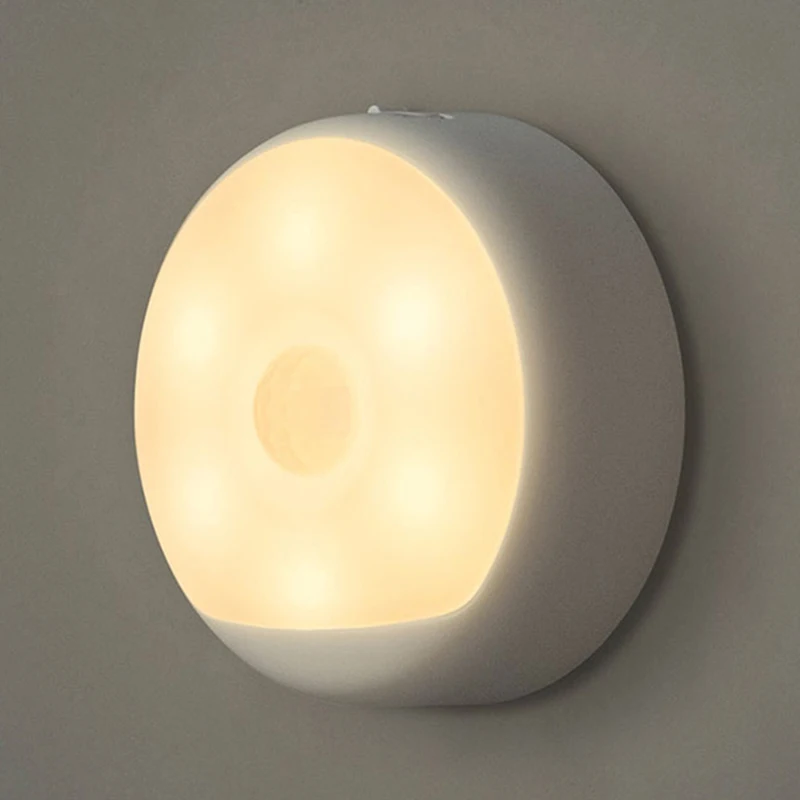 Xiaomi Mijia Yeelight LED ночник USB зарядка Инфракрасный магнитный с крючками датчик