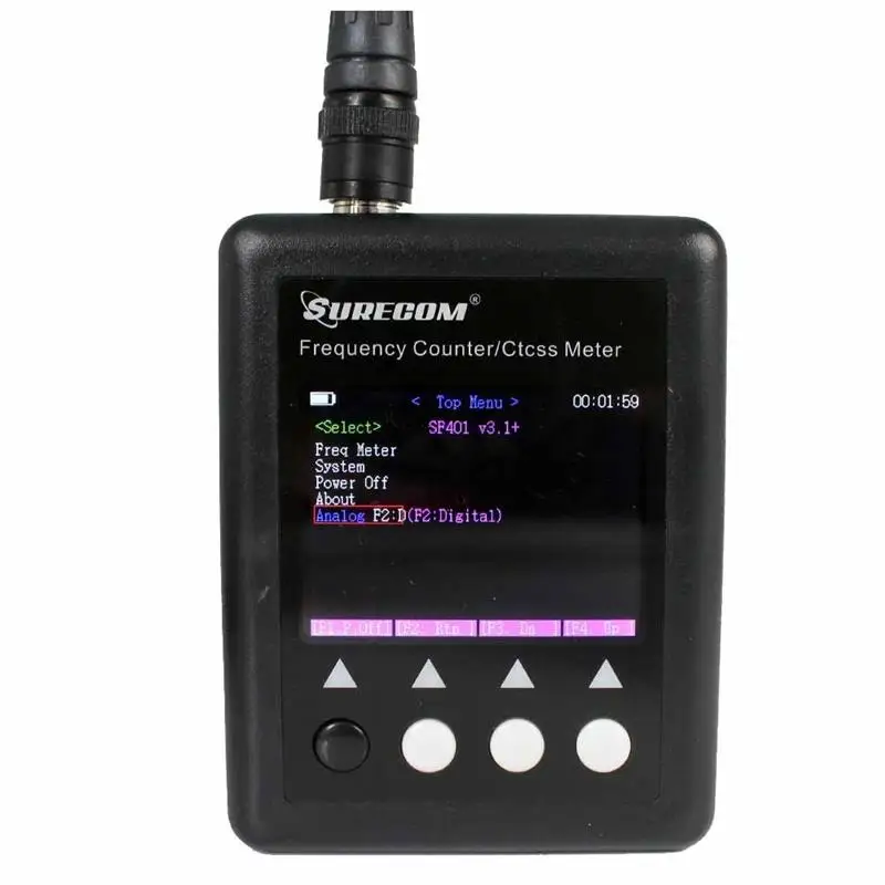 Новое Радио Портативный счетчик частоты SF401 Plus walkie talkie частотомер 27 МГц-3 ГГц CTCSS тестер cdcss sf-401