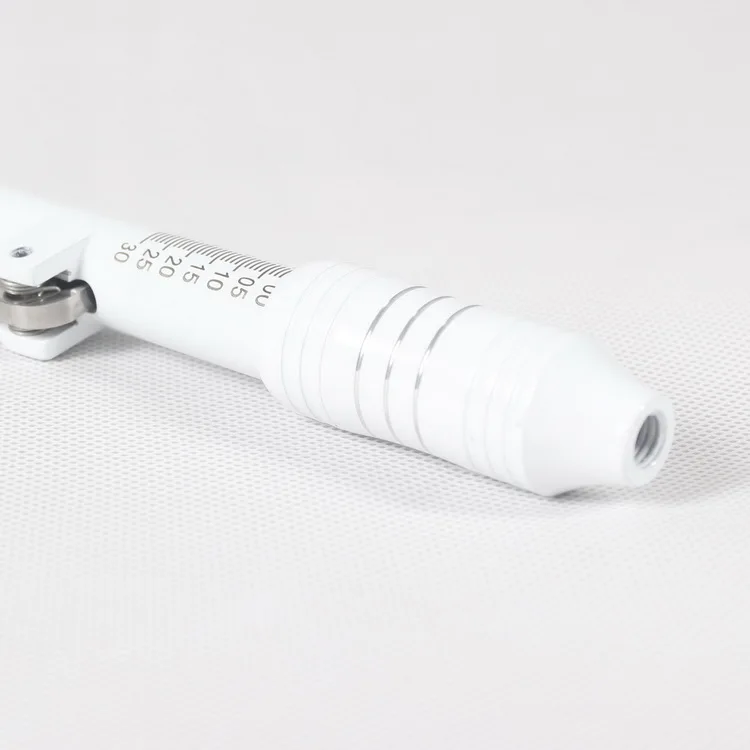  White Facial Hyaluron Gun Pen Adjustable High Pressure Hyaluronic Acid Atomization Anti Wrinkle Ski