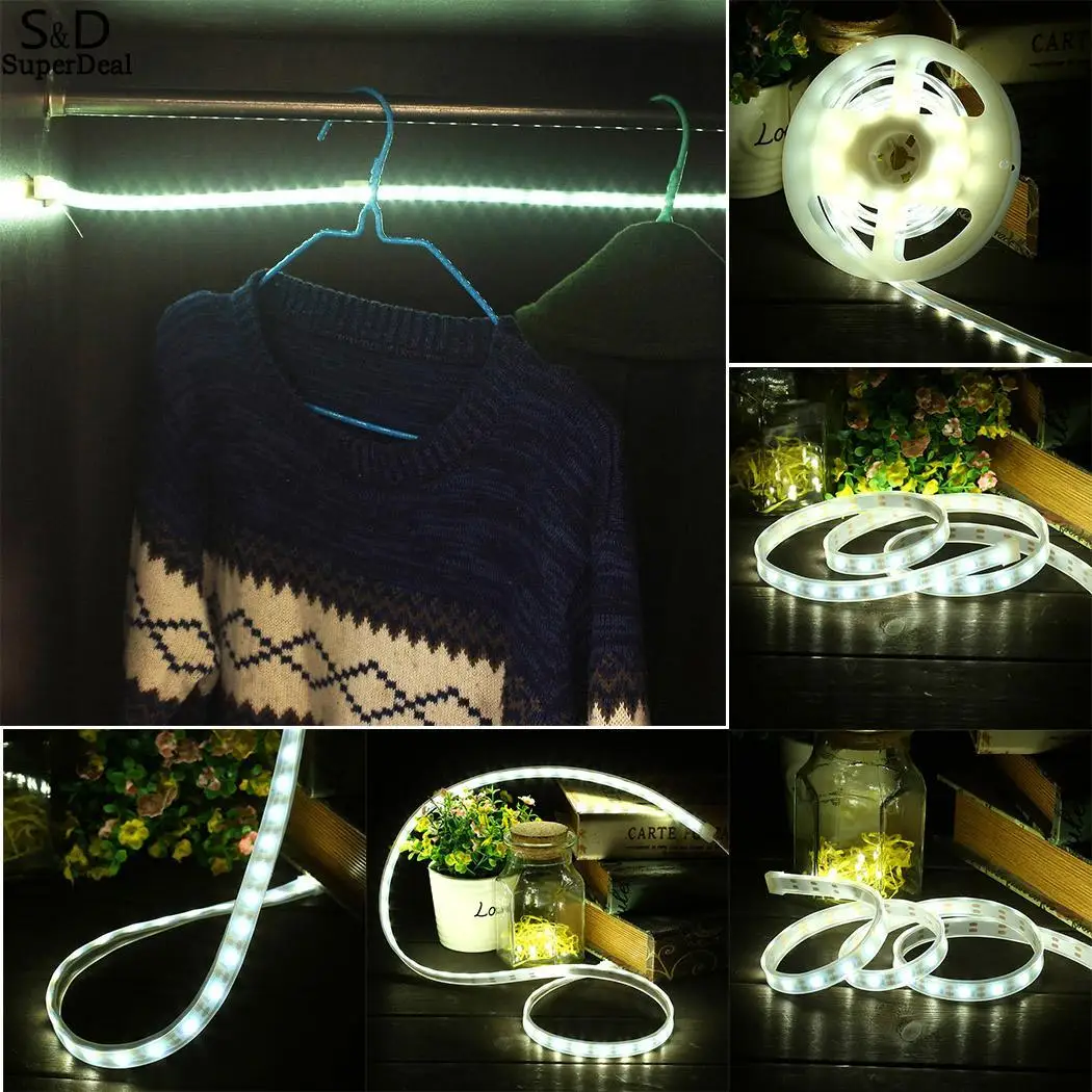 Home 60 Flexible Light Strips Self adhesive Tape for Christmas Party