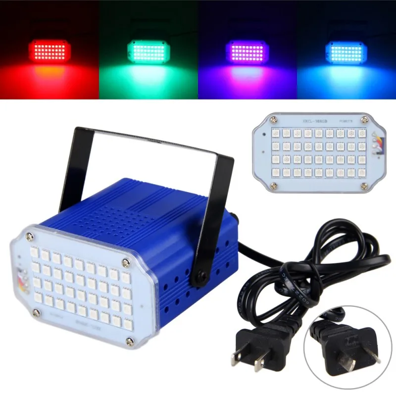 

Mini 36W Stage 36RGB Projector Portable Lighting Adjustment Disco Club DJ Party