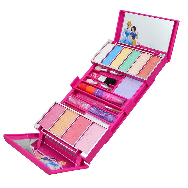 

Disney Frozen Safety Non-toxic Lipstick Set Cosmetic Makeup Girls Toys Performance Makeup Box Toy Kids Makeup Birthday Gift