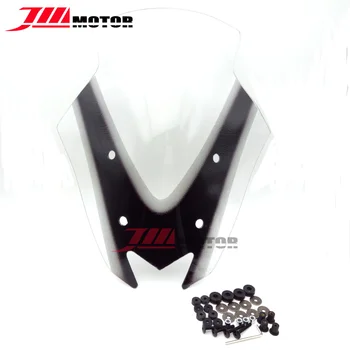 

Motorcycle High Quality Windshield WindScreen Visor Viser Fit For YAMAHA NMAX 155 NMAX155 Double Bubble Clear Color