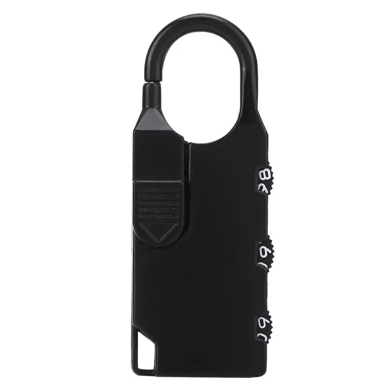 

Equisite Mini Padlock Zinc Alloy Security 3 Combination Travel Suitcase Luggage Security Password Lock 3 Digit Combination