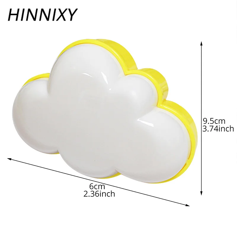 Hinnixy Cloud LED 3D ночник с датчиком света контроль детский подарок для детей украшение