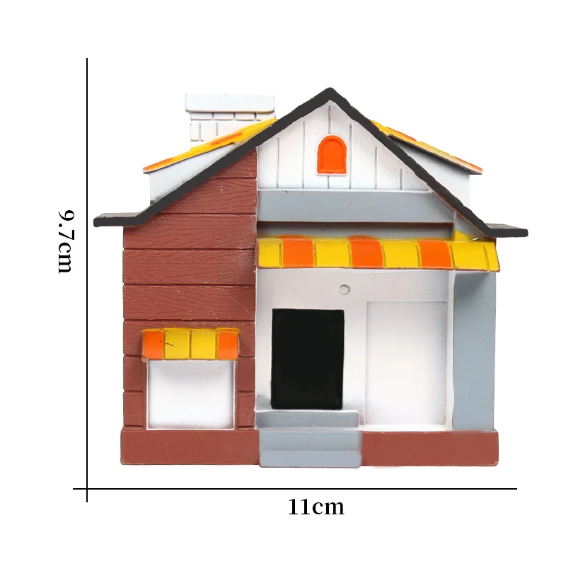 Oenux украшение для дома пальмы ферма дом забор на лужайке гнездо расположение пейзажей пейзаж аксессуар миниатюрный ферма животные модель игрушки - Цвет: 1Piece