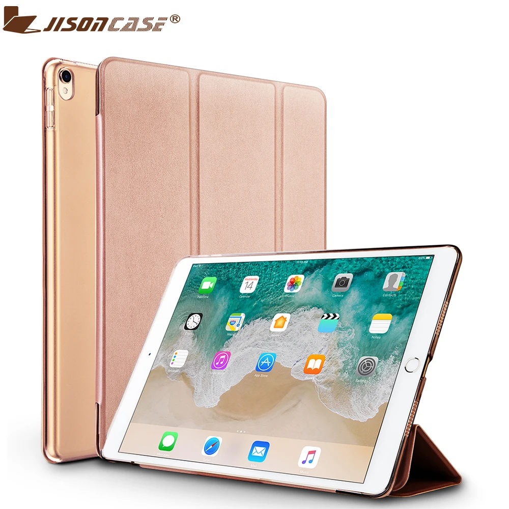 Jisoncase умный чехол PU чехол для iPad Pro 10,5 дюймов чехол тонкий чехол Funda флип умный чехол для iPad Pro 10,5 пластик