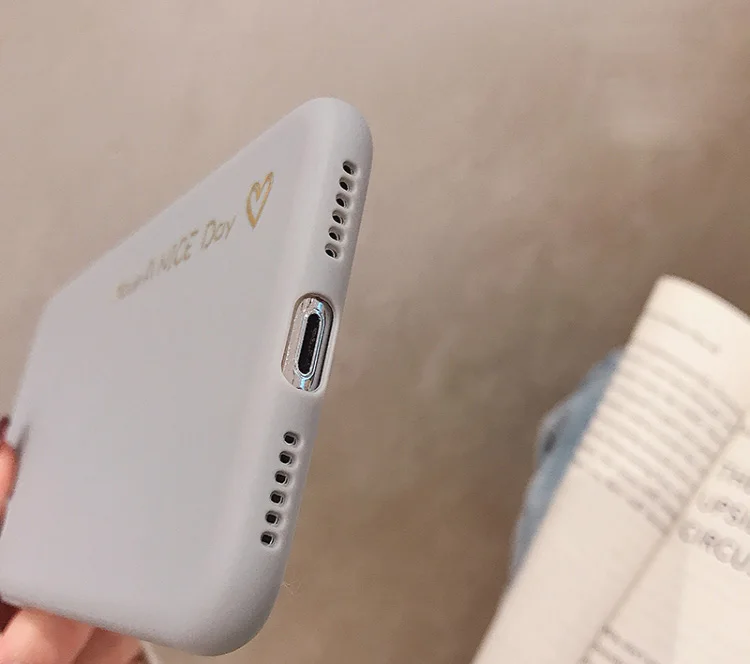 GlamPhone чехол Простой ветер письмо чехол для телефона для iPhone X 7 7Plus 6/6 S Plus 8 8Plus Мягкий чехол