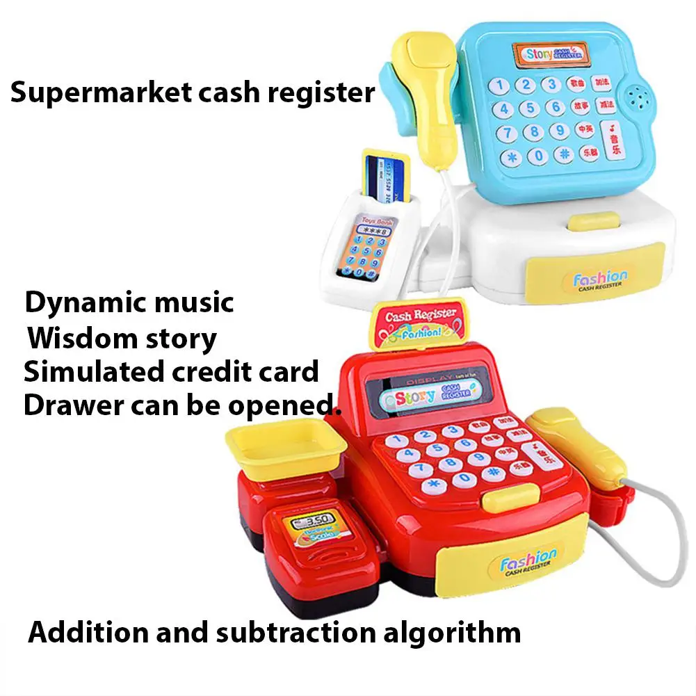 Supermarket Cash Register Simulation Cash Register Children's Early