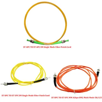 

30 Pieces 3.0 Meter ST UPC TO ST UPC ST APC TO ST APC SM Single Mode MM Multi Mode Optical Fiber Patch Cord 3.0mm Simplex
