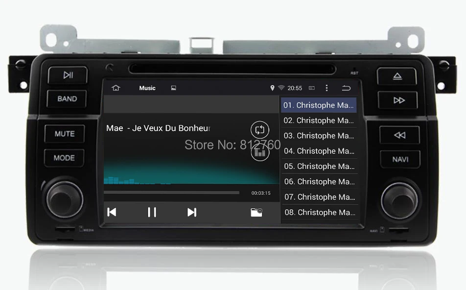 Sale Octa Core Android 8.1 Car DVD GPS For BMW 3 series E46 M3 With HD 1024*600 Capacitive screen WIFI 3G GPS Bluetooth Radio RDS 4