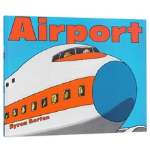 

New Airport By Byron Barton English Picture Books Children story book Early Educaction paperboard reading book