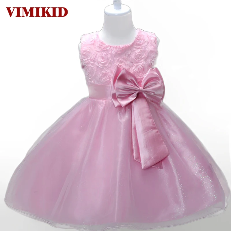 

Princess Flower Girl Dress Summer Tutu Wedding Birthday Party Dresses For Girls Children's Costume Teenager Prom Designs k1 k1