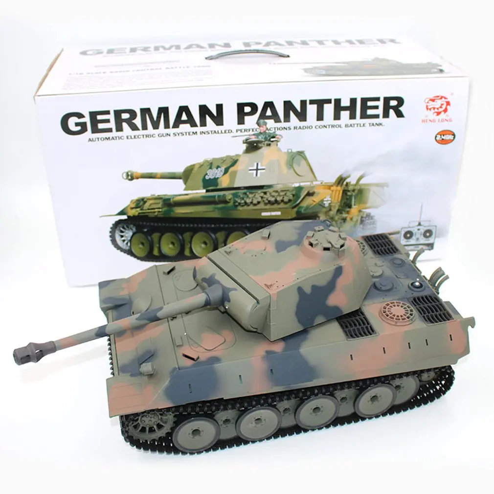 

1/16 Scale Shooting BB Bullets RC Tank Set RC Military Tank Long Remote Control Model Toy Gift Vehicle with 320'Rotate 30'lift
