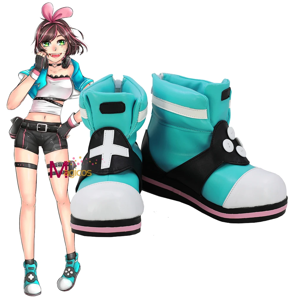 Аниме Kizuna AI обувь для косплея Vtuber A. I. Channel женская обувь для девочек, изготовленный на заказ костюм для Хэллоуина