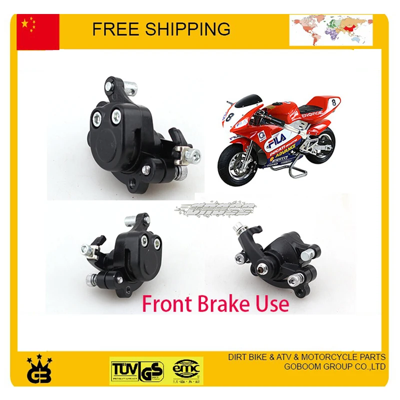 47cc 49cc pocket bike front brake caliper accessories 2 stroke pit mini
