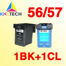 2x чернильный картридж, совместимый с hp56 для hp57 56XL 57XL 5160 5550 5650 5652 9600 9650 9680 450Ci / 450Cbi / 450wbt