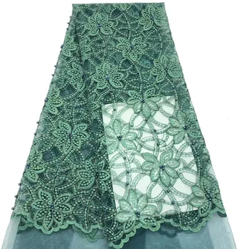 

Madison 2019 High Quality African Lace Fabric Pink French Net Embroidery Tulle Lace Fabric For Nigerian Lace Fabric Party Dress
