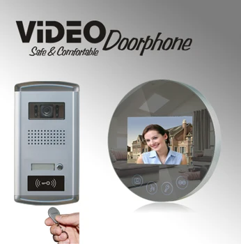 

ZHUDELE Home security 4.3"LCD monitor Speakerphone intercom Color Video Door Phone doorbell access Control System IR doorphone