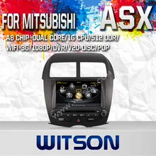 WITSON Car DVD Player for MITSUBISHI ASX GPS Navigation Super Fast A8 Chipset Dual-Core CPU:1GMHZ RAM:512M Free Shipping
