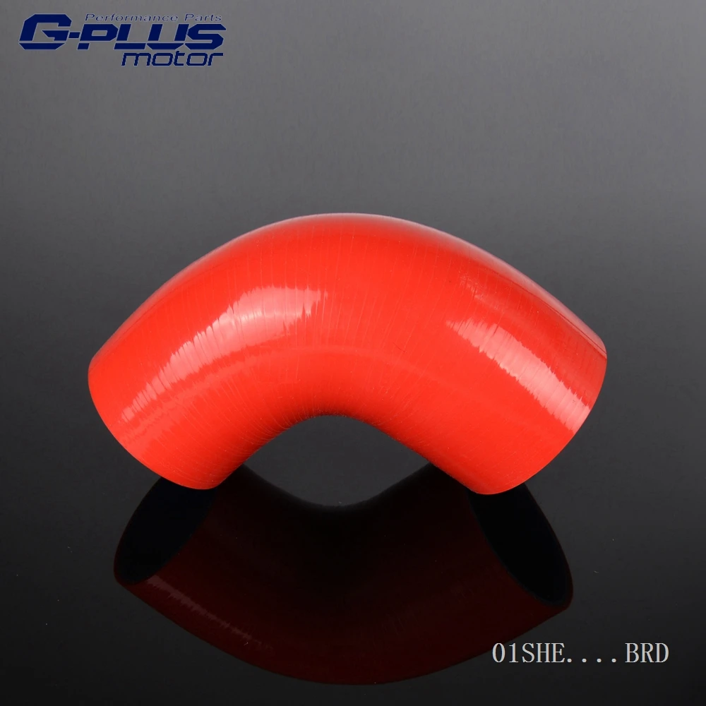 Free Shipping 2 3/8" to 3/4" 60mm - 70mm Silicone 90 Degree Elbow Reducer Pipe |