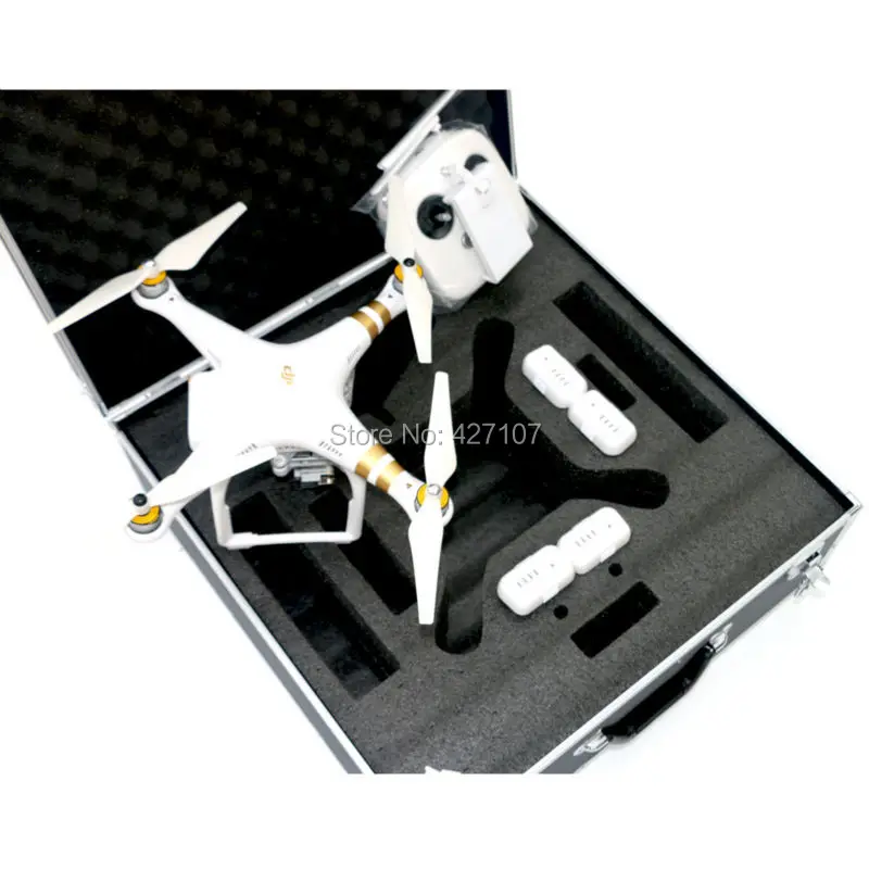 DJI Phantom 4 Or DJI Phantom 3 Professional/Advanced Hard Case With Prop Guard DJI Phantom 4 Or DJI Phantom 3 Professional/Advanced Hard Case With Prop Guard