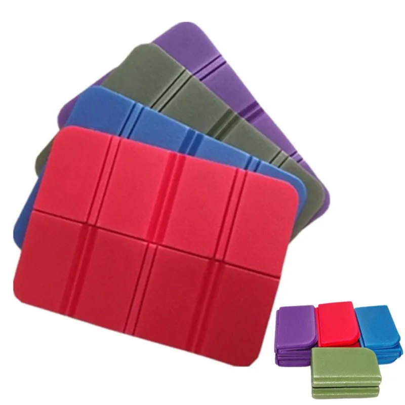 

*Portable 8 Folder Camping Mat Hiking Picnic Beach Pad Cushion Prevent Dirty Waterproof Moisture-Proof Foam Seat