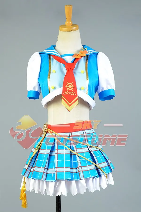LoveLive костюм моряка Love Live Hoshizora Rin Navy Косплей Костюм Униформа для женщин девочек морской Аниме костюм на Хэллоуин полный комплект