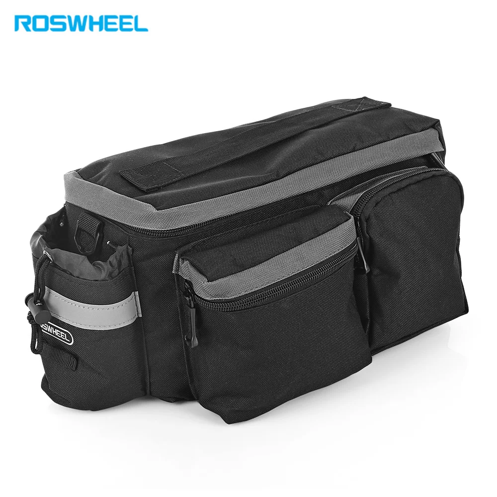 

ROSWHEEL 6L Multifunctional Mountain Bike Road Bicycle Bag Cycling Rear Rack Tail Seat Pannier