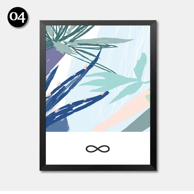 Happy Birthday Wall Art Canvas Painting Best Wish Poster Room Decor