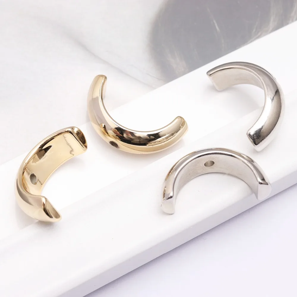 LINSOIR 20pcs/lot Plastic CCB Charm Rose Golden Charms Fit DIY Bracelets Earrings Jewelry Making | Украшения и аксессуары