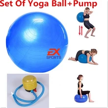 1 шт. йога мяч и насос набор фитнес и мяч для бодибилдинга упражнения пилатес Banlance Bule цвет йога мяч ES1323