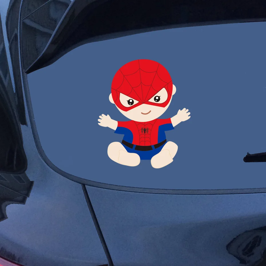 

Aliauto Superheroes Reflective Car Sticker And Decal for Volkswagen Skoda Honda Hyundai Kia Lada Opel Peugeot Golf