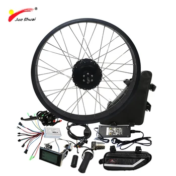 

Free Shipping 1000W Electric Bike Conversion Kit with 48V 20ah Triangle Lithium Battery 4.0 Electric Snow Bike Kit 1000W 48V