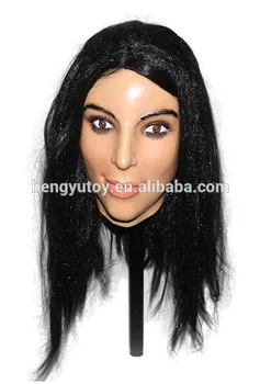 

Top Popular Fancy Dress Costume halloween full face adult Latex Crossdressing Beauty naughty sexy Female Mask for Male