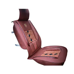 1 шт. высокого качества leather Ice SILK чехол на переднее сиденье автомобиля Универсальный Fit дышащий чехол для сиденья автомобиля (коричневый)