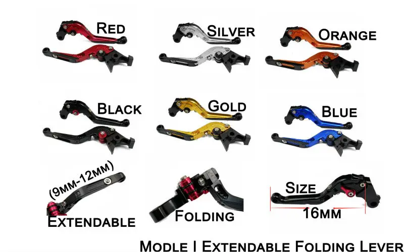 

Fit For Triumph SPEED FOUR 2003-2004 TT 600 2000-2003 SPRINT RS 1999-2003 Motorcycle Brake Clutch Levers Folding Extendable