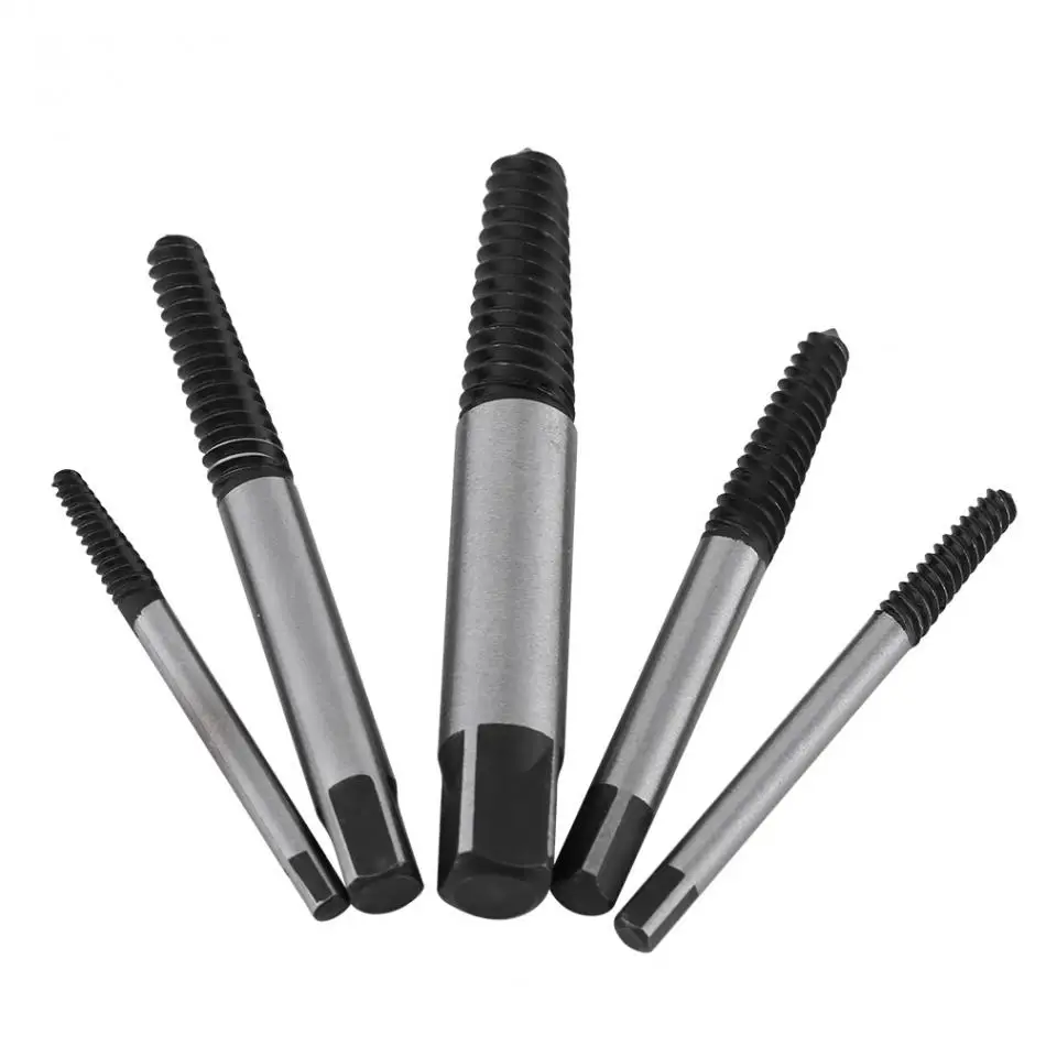 

Screw Extractor Drill Hand Tool Set 5 Pieces/Set of Broken Screw Extractor Drill Damage Bolt Removal Removal Tool
