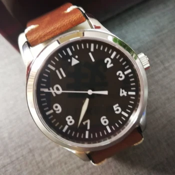 

Fashion 42mm Corgeut Sterile dial luxury top brand watch Sapphire Glass black dial Automatic clock mechanical Mens Watches