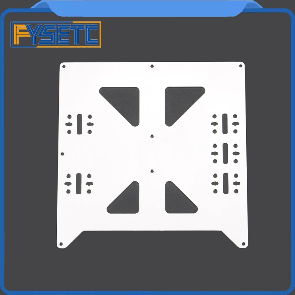 Алюминиевая анодированная пластина Y Carriage Upgrade V2 Prusa i3 Hot Bed Support Plate для DIY 3D