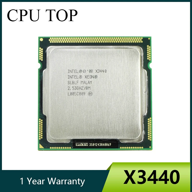 Intel Ксеон X3440 4 ядра 2,53 ГГц LGA 1156 8 м Кэш 95W настольный Процессор I5 650 i5 750 i5 760