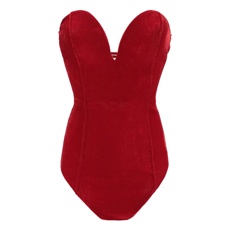 Red bodysuit