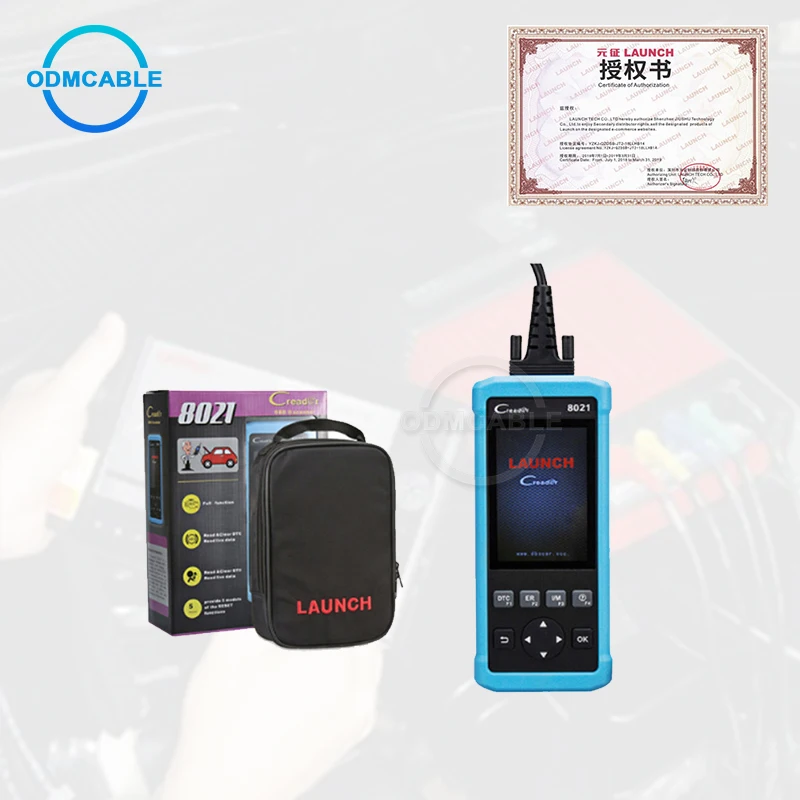 CR8021 Launch CReader 8021 Full System (BMS) SAS Oil Reset + ABS SRS EPB Auto OBDII EOBD Function Scanner| |