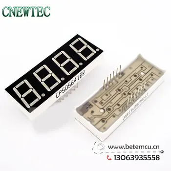 

CPS05641BR Common Anode 4Bit Digital Tube 7 segment 0.56" Red LED Display 10PCS/LOT
