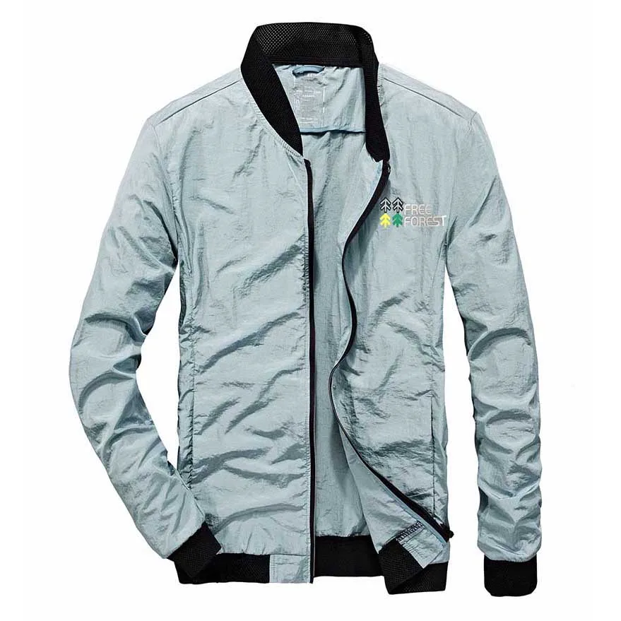 New Summer Mens Jackets Quick-drying Thin Jacket Baseball Stand Collar Casual Jacket Top Male Clothing Coat Plus Size 4XL New Summer Mens Jackets Quick-drying Thin Jacket Baseball Stand Collar Casual Jacket Top Male Clothing Coat Plus Size 4XL