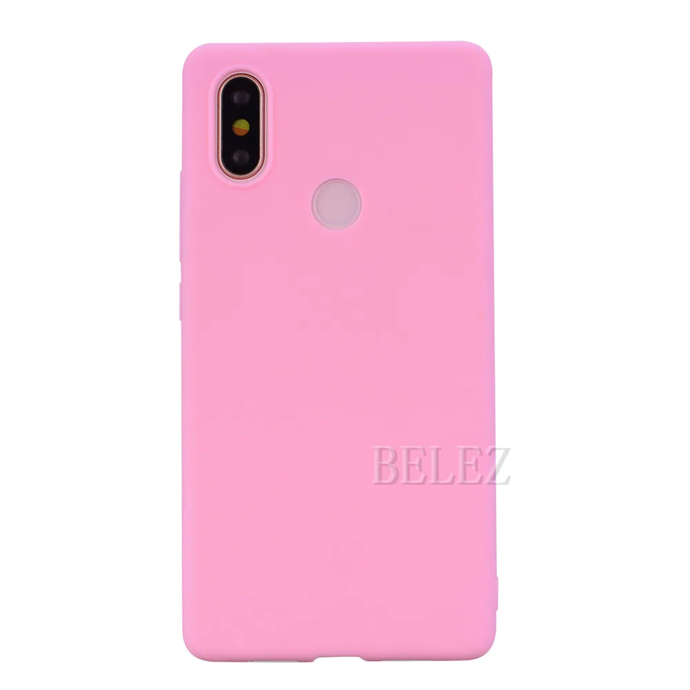 Candy Color Case for Xiaomi Mi8 SE Mi 6 A1 A2 Lite Mi Max 2 3 Pro Mix 2S Pocophone F1 on the Redmi Note 6 Pro 5 6A 4X 5A S2 Case - Цвет: rose