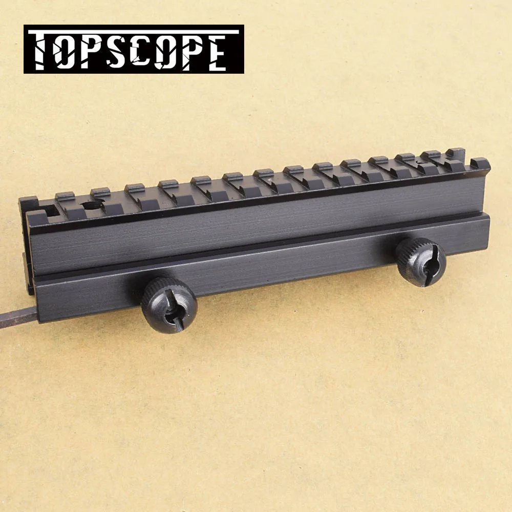 

Hunting See Thru 13 Slots High Profile 20MM Picatinny Rail AR Riser Mount Weaver for Arigun Rifle Scope Hunting Caza