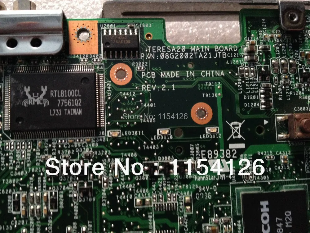 Материнская плата для ноутбука TOSHIBA L40 H000007740 H000007290 H000007880 08G2002TA21JTB тестированная на
